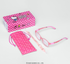 Óculos Infantil Hello Kitty Cotton Rosa armação borracha flexível para grau com case