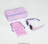 Óculos de Sol Infantil Kuromi Star Roxo armação com case Sanrio