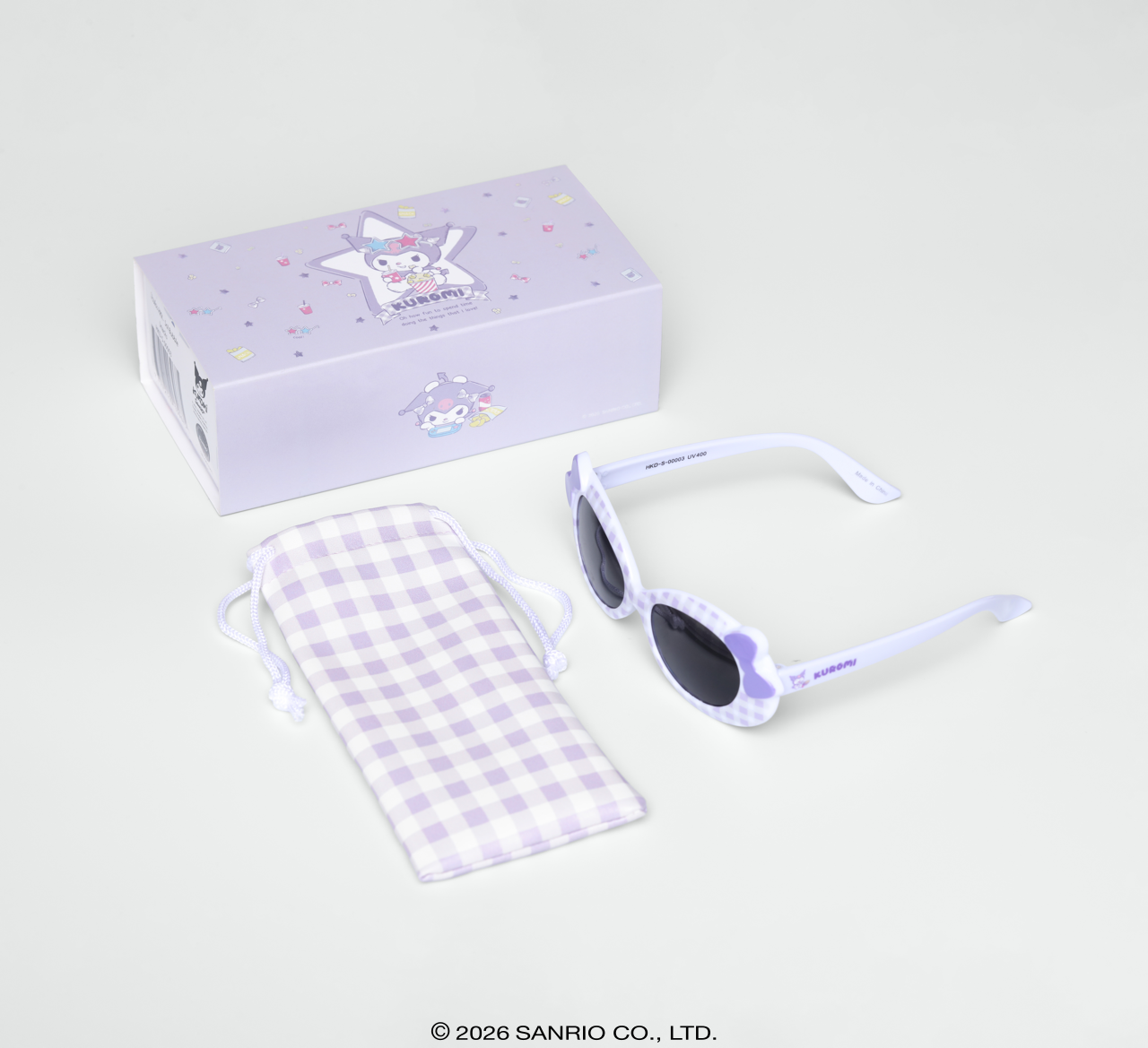 Óculos de Sol Infantil Kuromi Bubble - Roxo