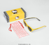 Óculos de Sol Infantojuvenil Hello Kitty Cat Amarelo Sanrio com case
