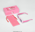 Óculos de Sol Infantojuvenil Hello Kitty Lollipop Rosa Claro com case