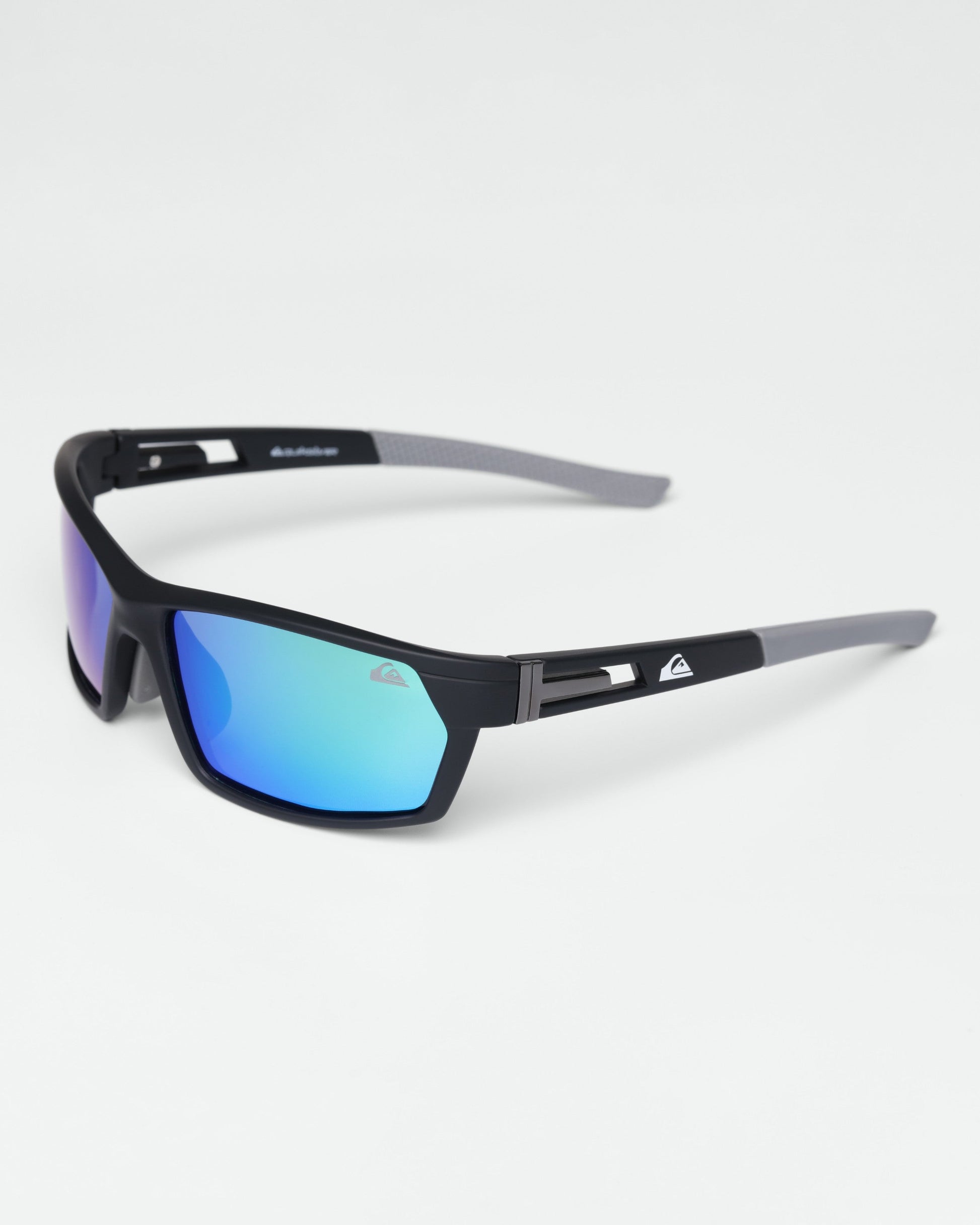 Óculos de Sol Quiksilver Nazare - Preto/Verde Espelhado