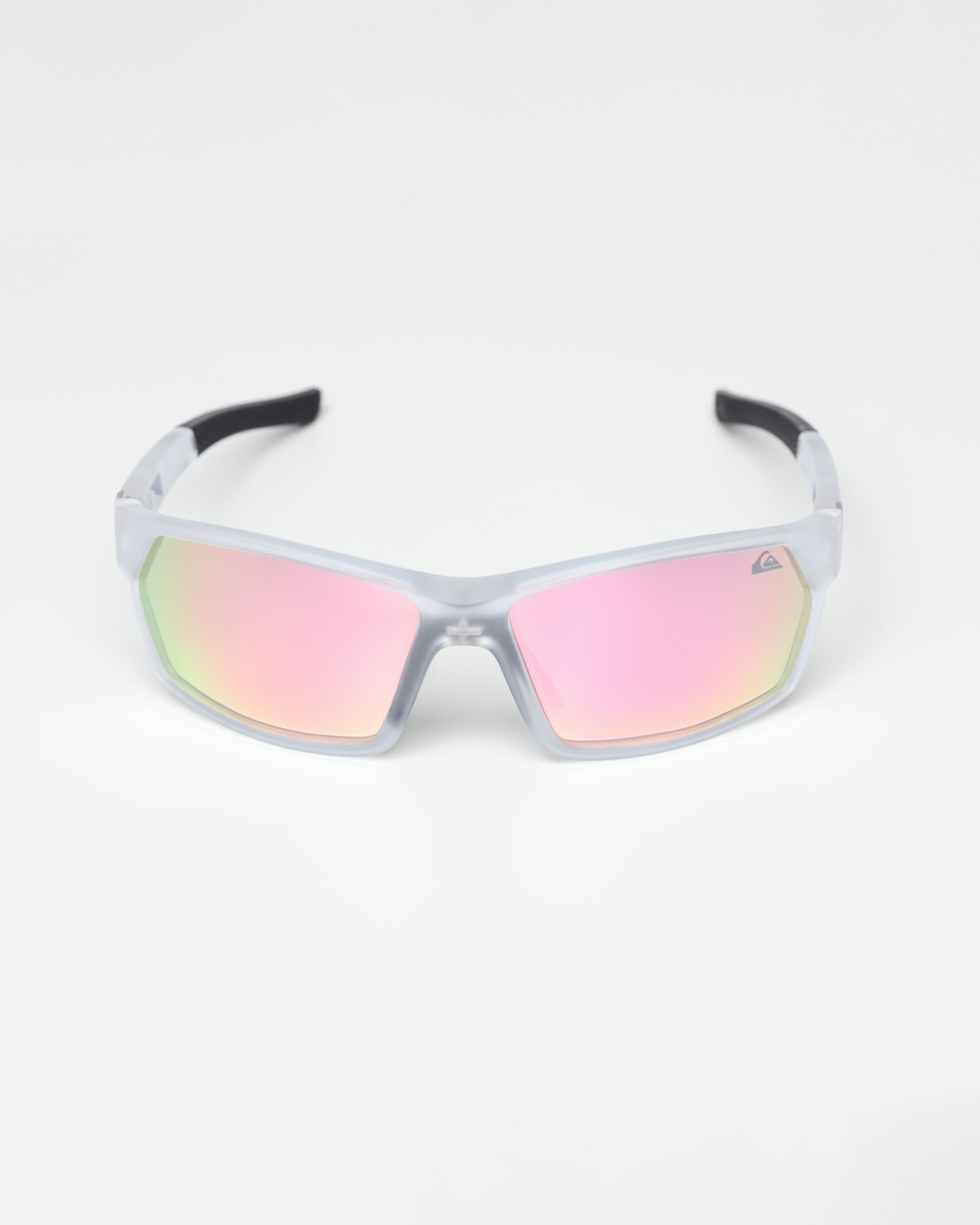 Óculos de Sol Quiksilver Nazare - Transparente/Rosa Espelhado