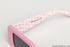 Detalhe óculos Hello Kitty Glow Rosa Sanrio