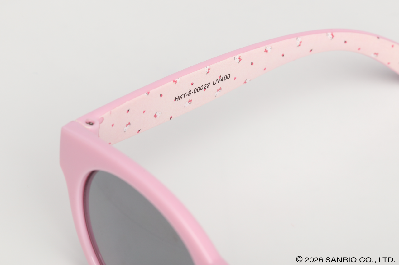 Lentes espelhadas rosa do Óculos de Sol Infantojuvenil Hello Kitty Dolly 