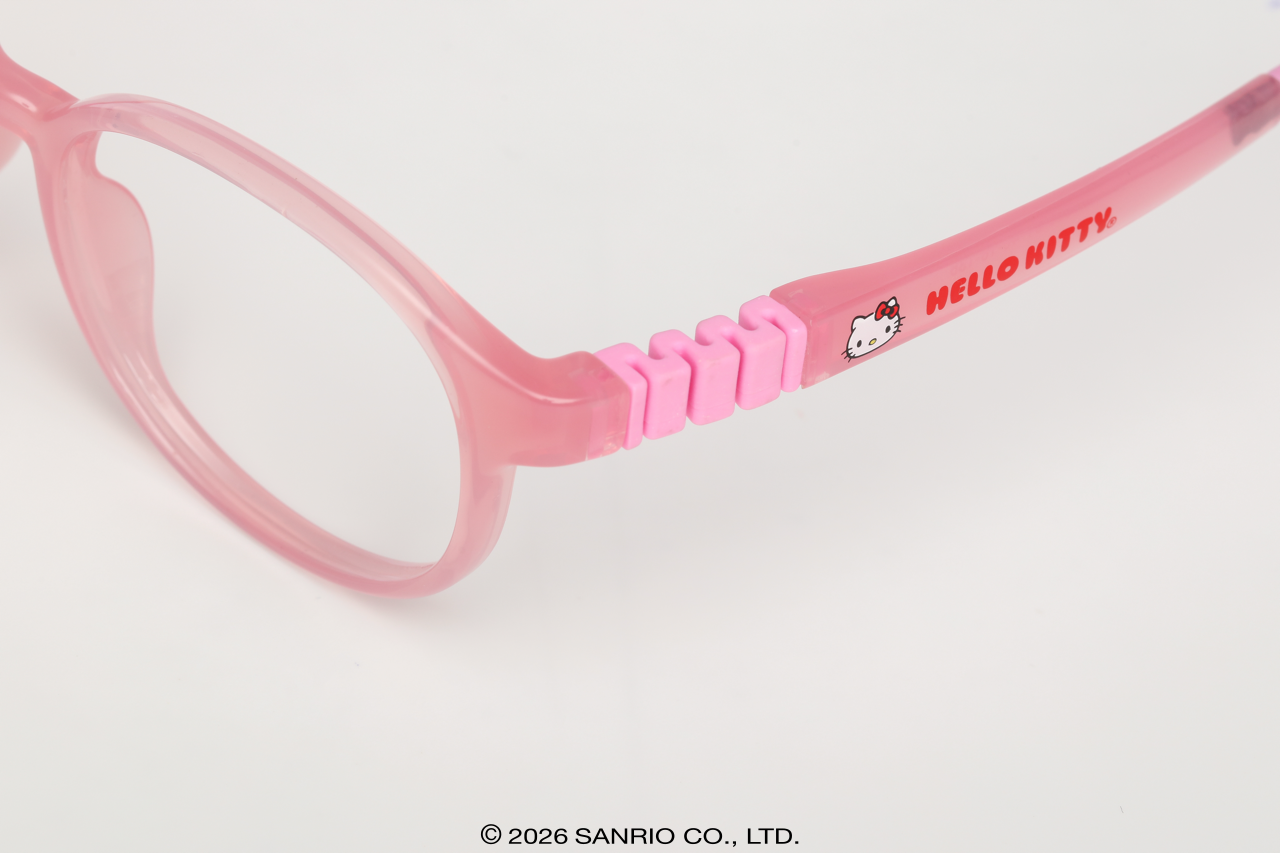 Armação rosa macia Cotton do Óculos Infantil Hello Kitty 