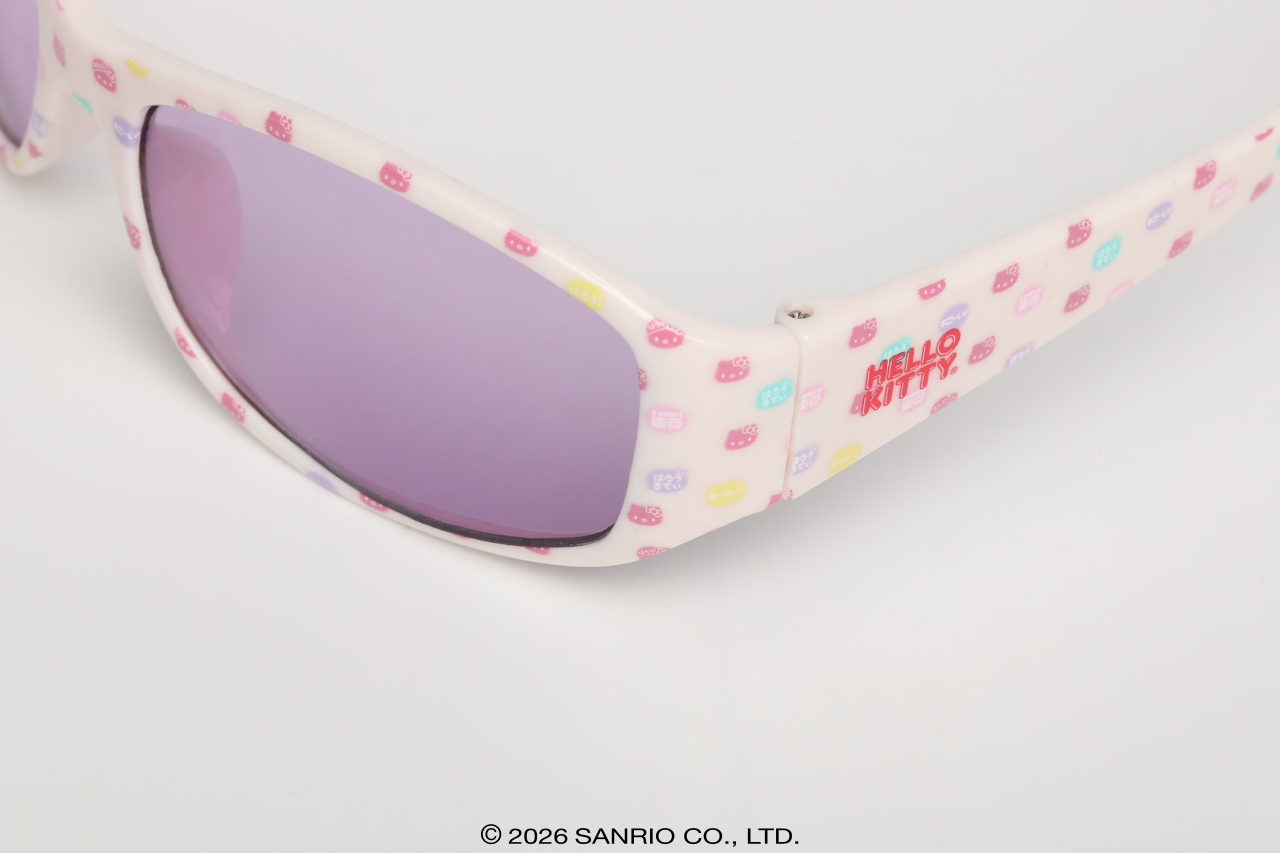 Detalhes Hello Kitty no Óculos Infantil Joy Rosa