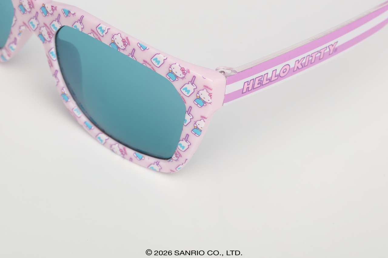 Detalhe óculos Hello Kitty Sugar Sanrio