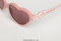 Armação rosa em formato coração Óculos de Sol Infantil My Melody Heart