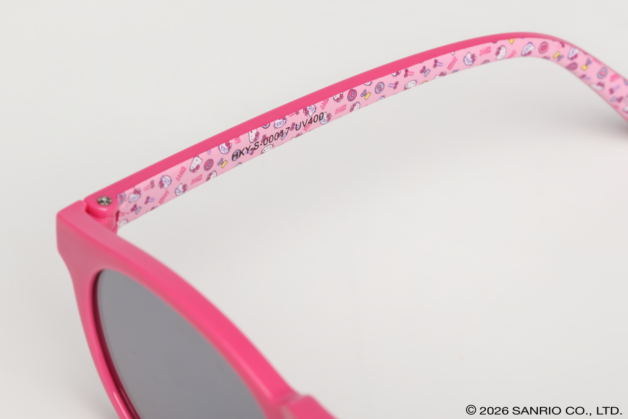 Detalhe rosa intenso Óculos Hello Kitty Candy Sanrio